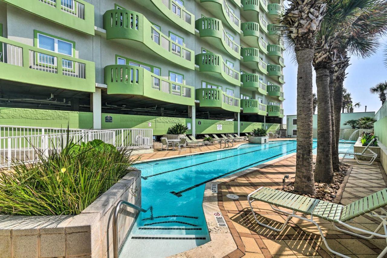 Galveston Condo With Pool Access Walk To Beach! Exteriör bild